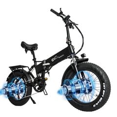 Elektriskais velosipēds Cmacwheel RX20 MAX, melns цена и информация | Электровелосипеды | 220.lv