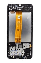LCD Display + Touch Samsung M127F Galaxy M12 Black (Service Pack) цена и информация | Запчасти для телефонов и инструменты для их ремонта | 220.lv