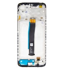 LCD Display + Touch Unit + Front Cover for Xiaomi Redmi 10C Black (Service Pack) цена и информация | Запчасти для телефонов и инструменты для их ремонта | 220.lv