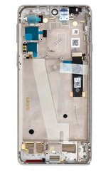 Motorola Edge 20 LCD Display + Touch Unit + Front Cover White (Service Pack) цена и информация | Запчасти для телефонов и инструменты для их ремонта | 220.lv