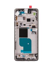 Motorola Edge 30 Pro LCD Display + Touch Unit + Front Cover Black (Service Pack) цена и информация | Запчасти для телефонов и инструменты для их ремонта | 220.lv