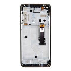 Motorola G8 Power LCD Display + Touch Unit + Front Cover Black (Service Pack) цена и информация | Запчасти для телефонов и инструменты для их ремонта | 220.lv