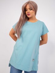 Женская блуза больших размеров, темно-синяя цена и информация | Женские блузки, рубашки | 220.lv