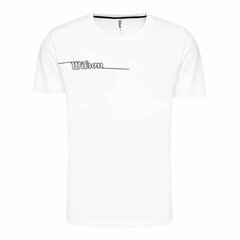 Спортивная футболка с коротким рукавом Wilson Team II Teach Белый цена и информация | Мужские футболки | 220.lv