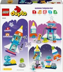 10422 LEGO® DUPLO® Приключения космического корабля «три в одном» цена и информация | Конструкторы и кубики | 220.lv