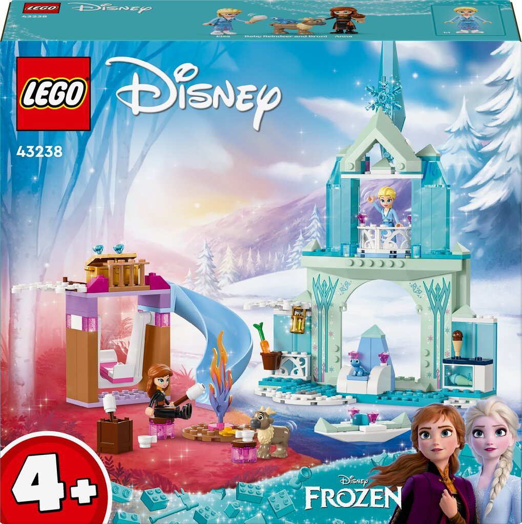 43238 LEGO® Disney Princess Elzas sasalušā pils cena un informācija | Konstruktori | 220.lv