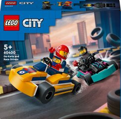 60400 Картинг и гонщики LEGO® City цена и информация | Kонструкторы | 220.lv