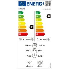 Samsung WD90TA046BE/EC cena un informācija | Veļas mašīnas | 220.lv