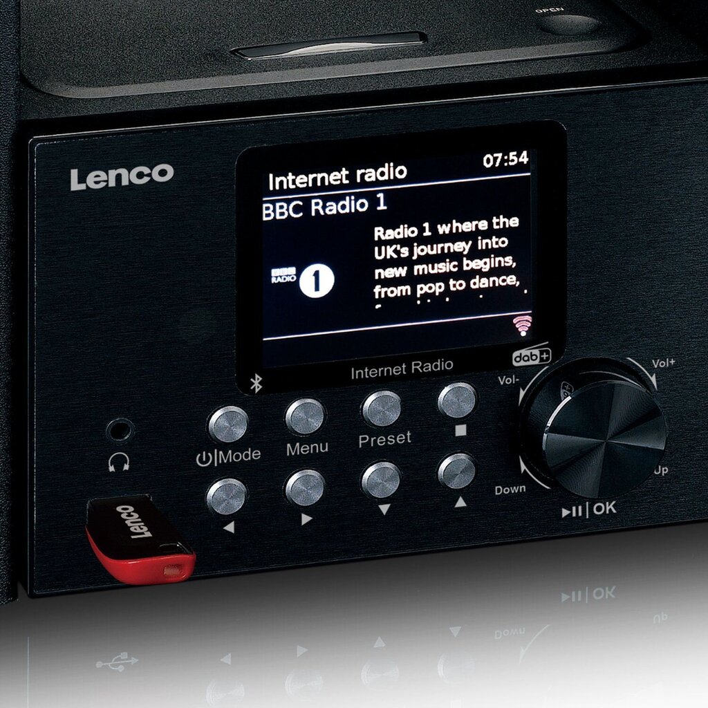 Lenco MC-250BK цена и информация | Radioaparāti, modinātājpulksteņi | 220.lv
