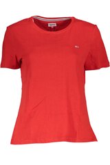 Tommy Hilfiger t-krekls sievietēm DW0DW14616, sarkans cena un informācija | T-krekli sievietēm | 220.lv