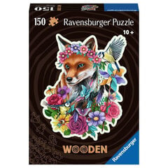 Ravensburger koka puzle 150gb Krāsaina lapsa цена и информация | Пазлы | 220.lv