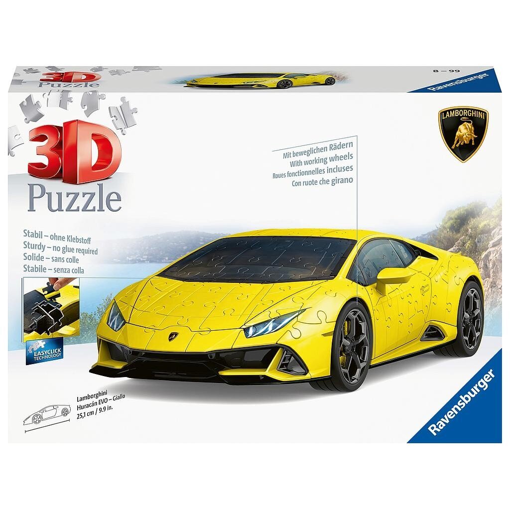 Ravensburger 3D puzle Lamborghini Huracan cena un informācija | Puzles, 3D puzles | 220.lv