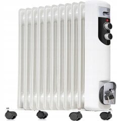 Eļļas radiators Lehmann Kanwod, 2500W, balts cena un informācija | Sildītāji | 220.lv