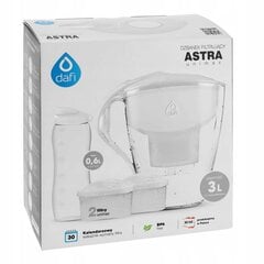 Ūdens filtrs - krūze Dafi Astra Unimax 3 l + 2 filtri + pudele cena un informācija | Virtuves piederumi | 220.lv