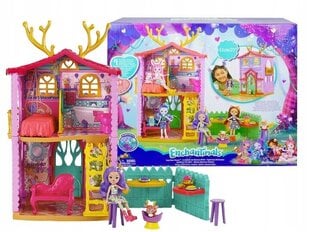 Leļļu māja Enchantimals Little Deer, 53x21 cm cena un informācija | Rotaļlietas meitenēm | 220.lv