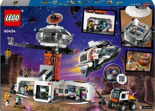 60434 Космическая база и стартовая площадка для запуска ракет LEGO® City цена и информация | Конструкторы | 220.lv