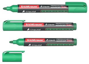 Marķieris Liquid LP-600 ErichKrause, 0,8-2,25mm, zaļš cena un informācija | Rakstāmpiederumi | 220.lv