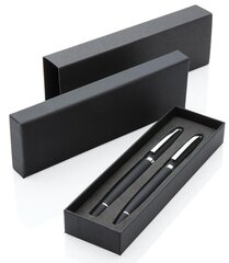 Набор ручек XD Collection, черный матовый металлический корпус, подарочная коробка  цена и информация | Письменные принадлежности | 220.lv