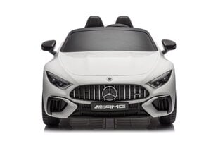 Divvietīgs bērnu elektromobilis Mercedes AMG SL63, balts цена и информация | Электромобили для детей | 220.lv