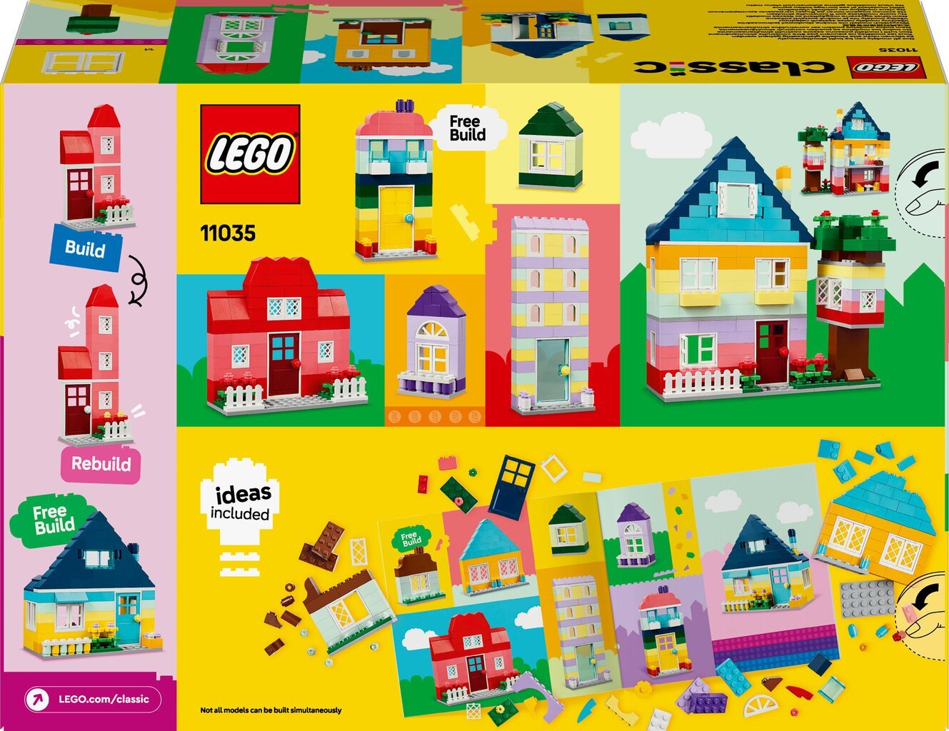 11035 LEGO® Classic Radošā māja cena un informācija | Konstruktori | 220.lv