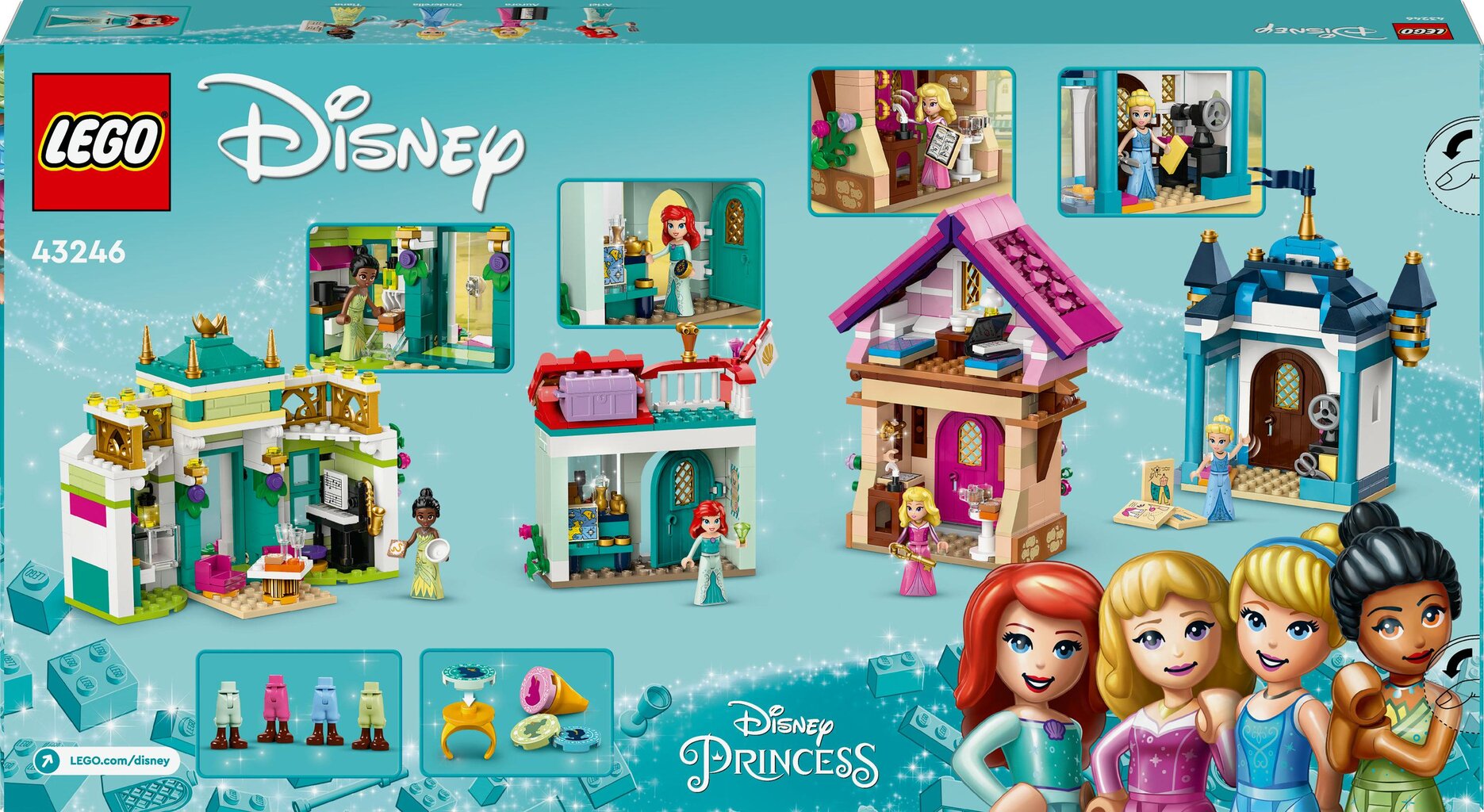 43246 LEGO® Disney princeses piedzīvojumi tirgū cena un informācija | Konstruktori | 220.lv