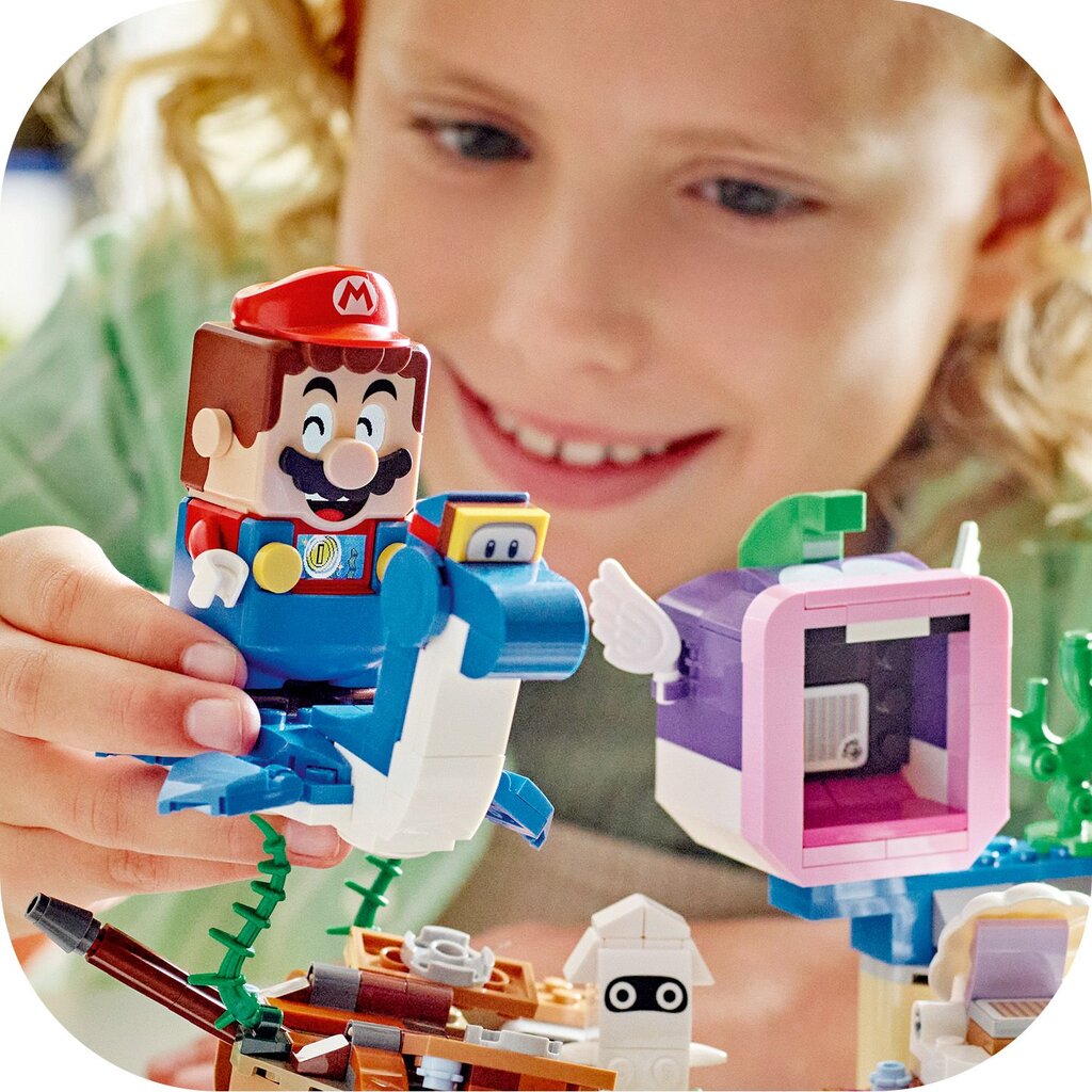 71432 LEGO® Super Mario Dorrie piedzīvojumi uz nogrimuša kuģa – papildu komplekts цена и информация | Konstruktori | 220.lv