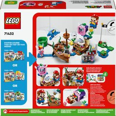 71432 LEGO® Super Mario Приключения Dorrie на тонущем корабле - дополнительный набор цена и информация | Конструкторы и кубики | 220.lv