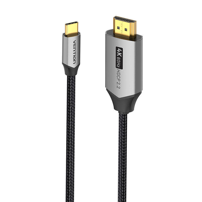 Vention CRBBH, USB-C - HDMI, 2 m cena un informācija | Kabeļi un vadi | 220.lv