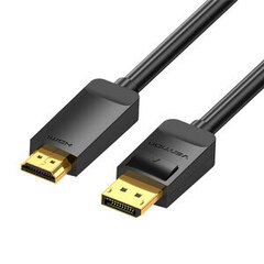 Vention HAGBI, DisplayPort - HDMI, 3 m cena un informācija | Kabeļi un vadi | 220.lv