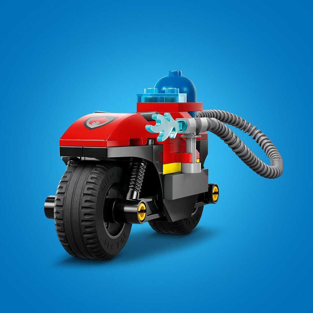 60410 LEGO® City Ugunsdzēsēju motocikls cena un informācija | Konstruktori | 220.lv