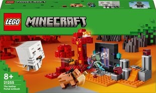 21255 LEGO® Minecraft Pasala „Nether“ portale cena un informācija | Konstruktori | 220.lv