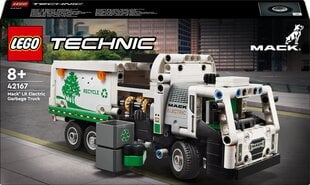 42167 LEGO® Technic Sadzīves atkritumu mašīna „Mack® LR Electric“ cena un informācija | LEGO Zīdaiņu apģērbs | 220.lv