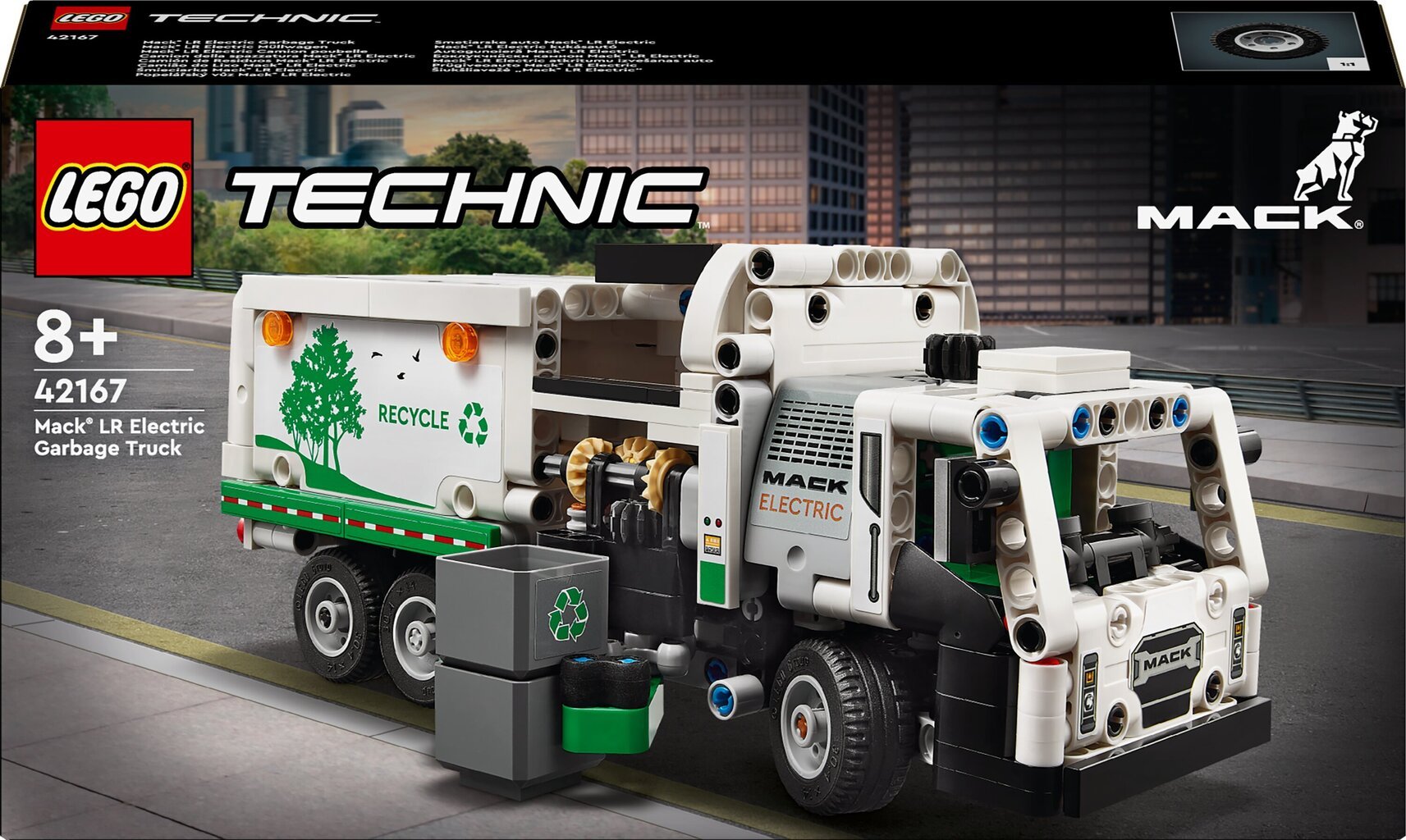 42167 LEGO® Technic мусоровоз „Mack® LR Electric“ цена | 220.lv