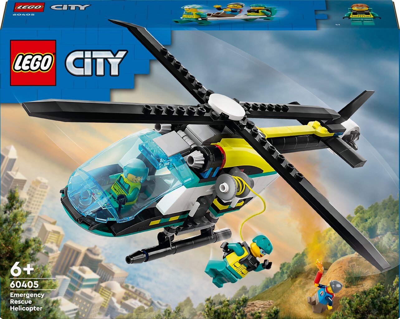 60405 Вертолет экстренной помощи LEGO® City цена | 220.lv