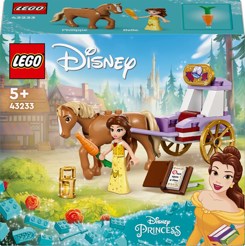 43233 LEGO® Disney Сказочная карета Красавицы с лошадьми цена | 220.lv