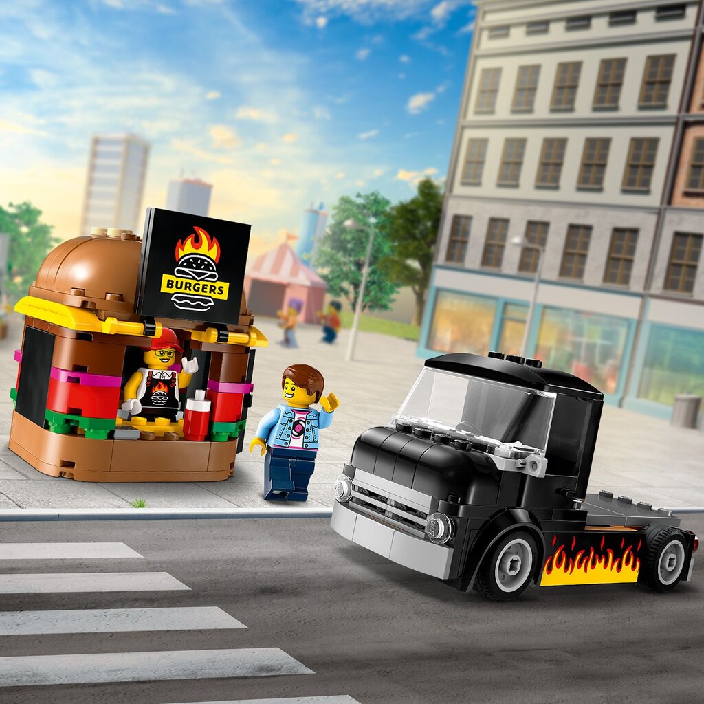 60404 LEGO® City Burgeru kravas automašīna cena un informācija | Konstruktori | 220.lv