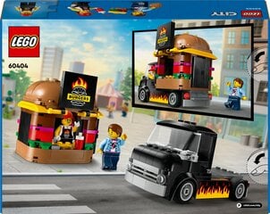 60404 Грузовик с бургерами LEGO® City цена и информация | LEGO Одежда для новорождённых | 220.lv