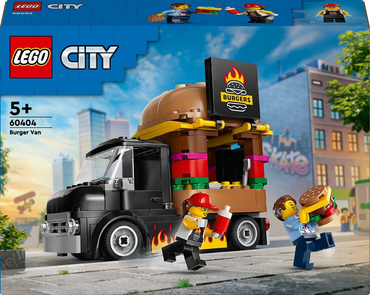 60404 LEGO® City Burgeru kravas automašīna cena un informācija | Konstruktori | 220.lv