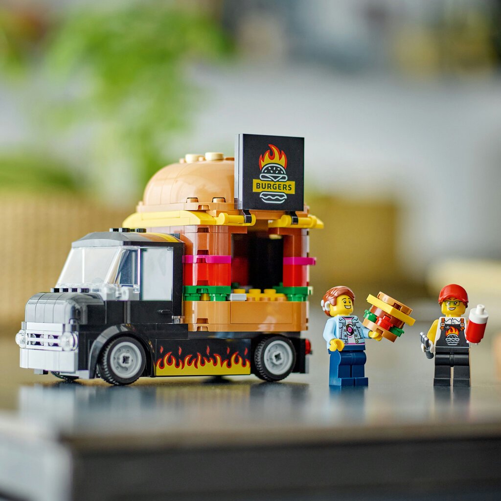 60404 LEGO® City Burgeru kravas automašīna cena un informācija | Konstruktori | 220.lv