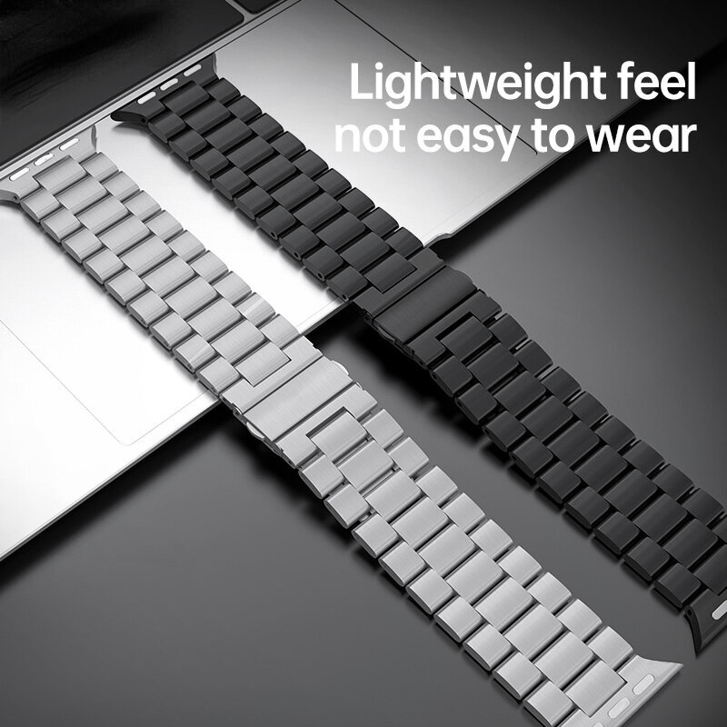 Nerūsējošā tērauda rokassprādze Apple Watch Ultra Band 8 7 49 cena un informācija | Viedpulksteņu un viedo aproču aksesuāri | 220.lv
