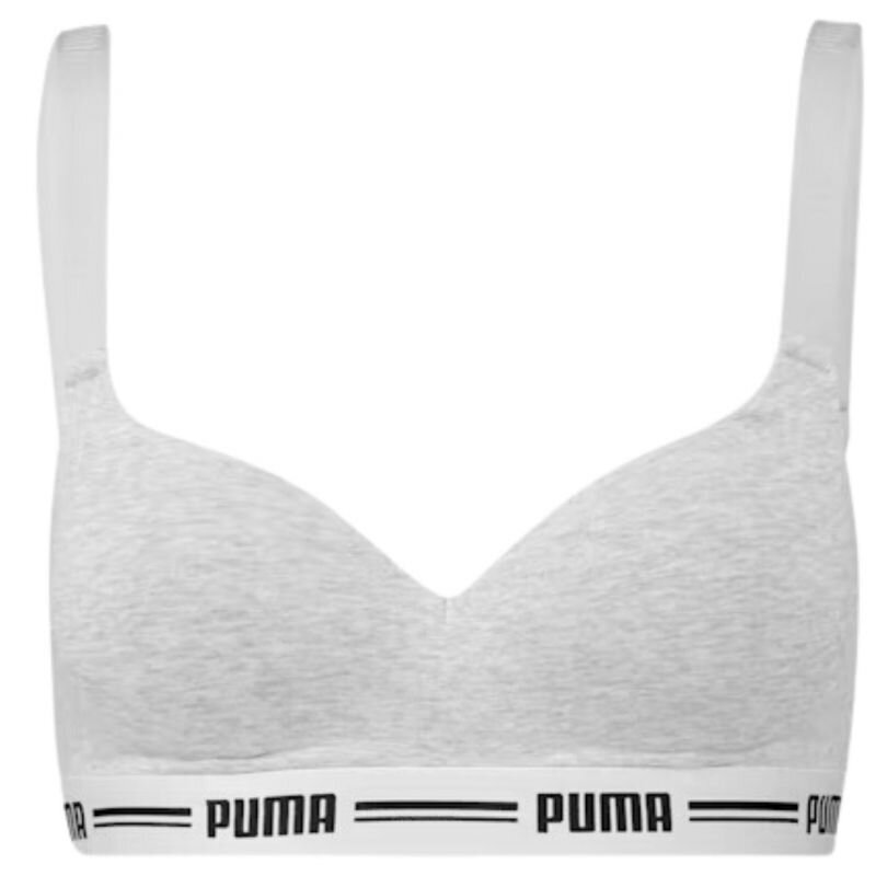Sporta krūšturis sievietēm Puma 1P Hang W 907863 03, pelēks cena un informācija | Sporta apģērbs sievietēm | 220.lv