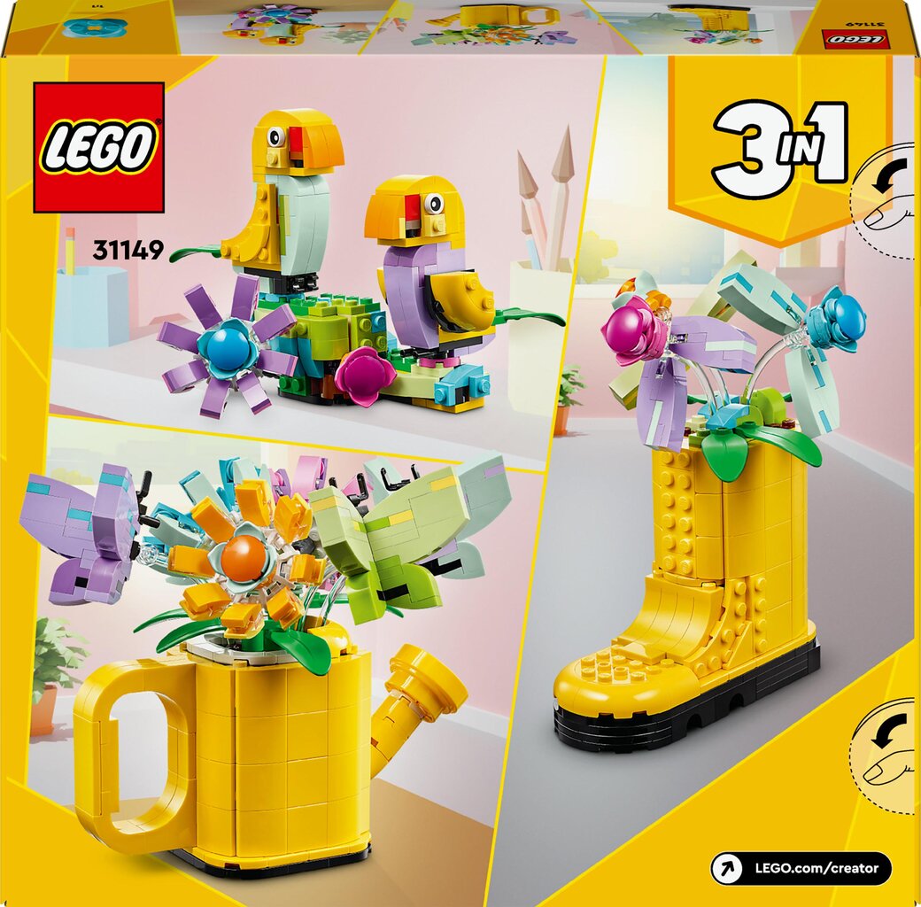 31149 LEGO® Creator Ziedi lejkannā цена и информация | Konstruktori | 220.lv