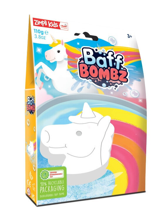 Vannas bumbiņa Zimpli Kids Baff Bombz, 110 g цена и информация | Dušas želejas, eļļas | 220.lv