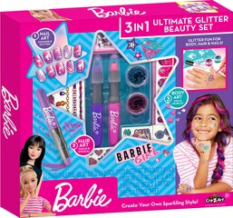 Kosmētikas komplekts Barbie Ultimate Glitter Beauty Style, 1 gab. cena un informācija | Bērnu kosmētika, līdzekļi jaunajām māmiņām | 220.lv