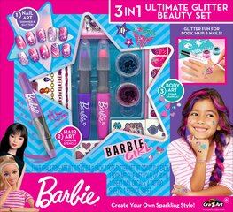 BARBIE Комплект для макияжа "3 in 1 Ultimate Glitter" цена и информация | Косметика для мам и детей | 220.lv