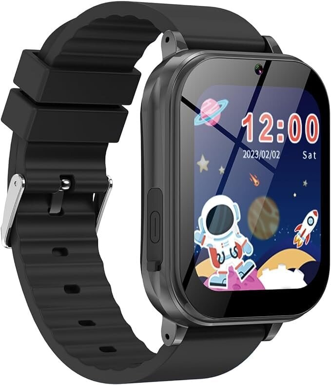 Bērnu pulkstenis Happyjoe Qamano melns цена и информация | Viedpulksteņi (smartwatch) | 220.lv