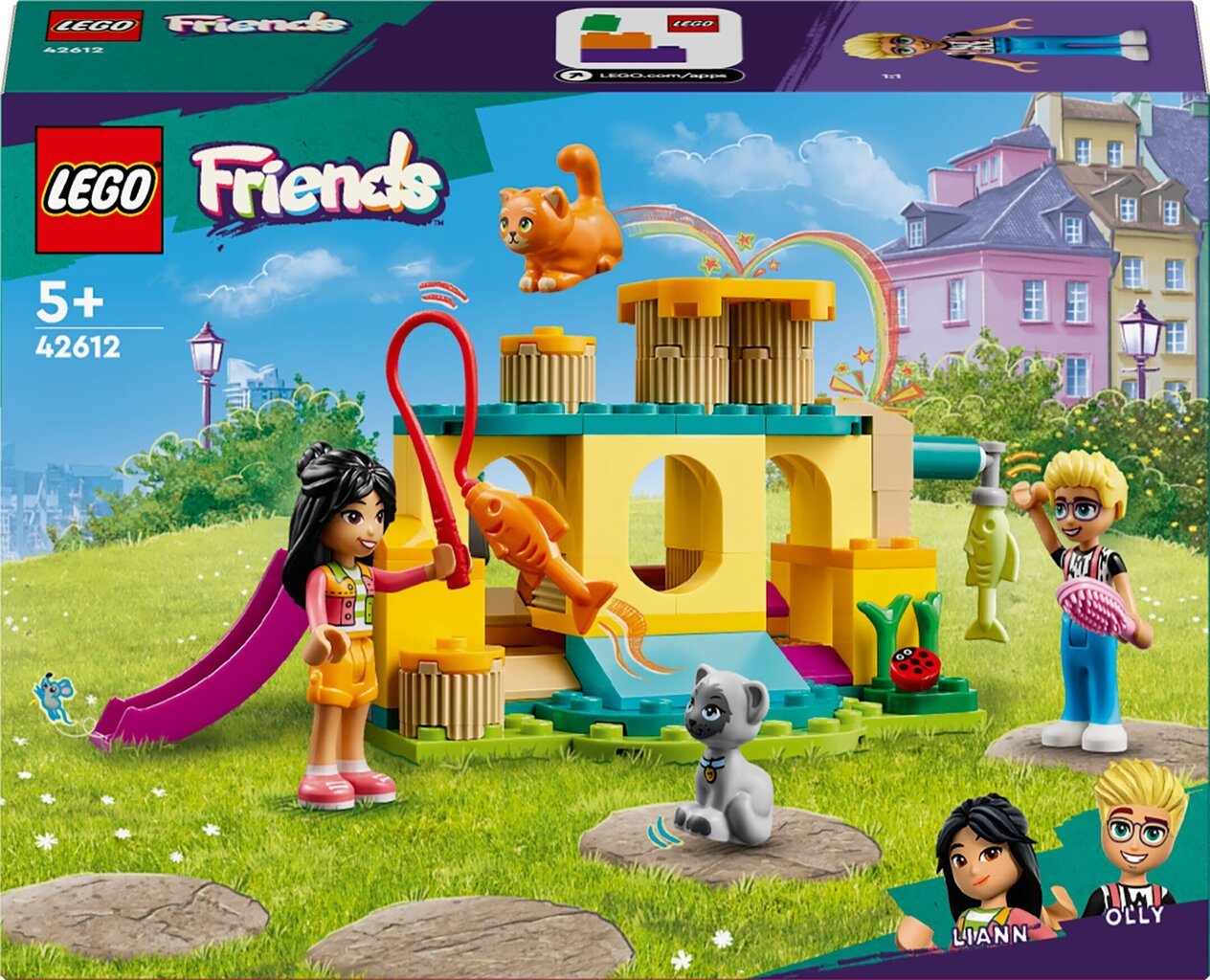 42612 LEGO® Friends Приключения на кошачьей игровой площадке цена | 220.lv