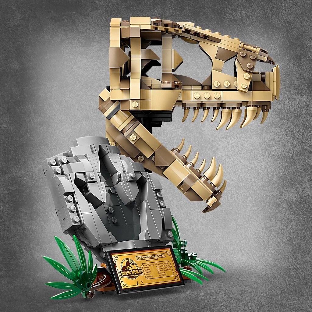 76964 LEGO® Jurassic World Dinozauru fosilijas: tiranozaura galvaskauss cena un informācija | Konstruktori | 220.lv