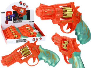 Rotaļlietu revolveris ar skaņas efektiem, oranžs cena un informācija | Rotaļlietas zēniem | 220.lv