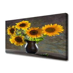 Reprodukcija Saulespuķes ziedu vāzes zieds cena un informācija | Gleznas | 220.lv